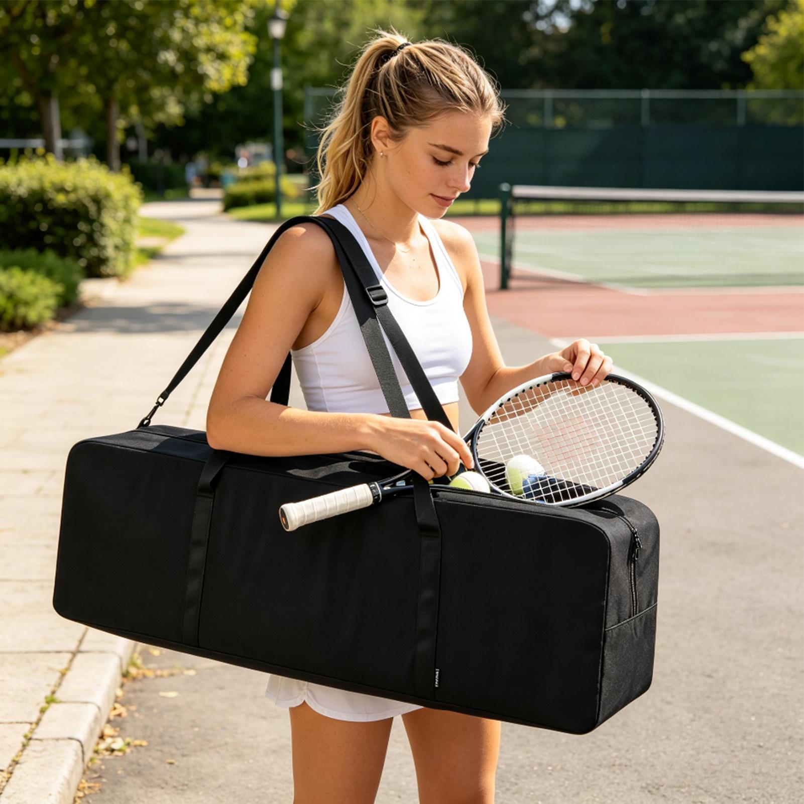 Badminton Net - Pickleball Net Bag Foldable Net System