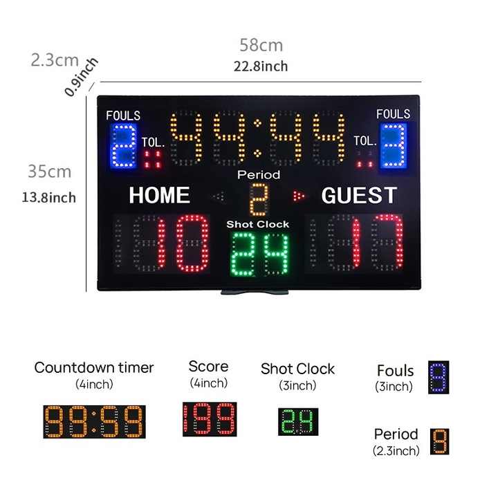 Portable Wireless Remote Conso - Scoreboard Digital ulasan dan harga